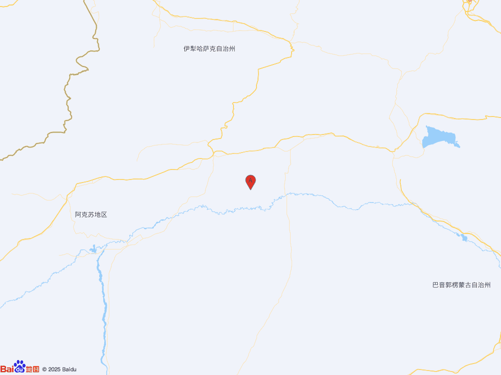 新疆阿克苏地区库车市发生3.6级地震