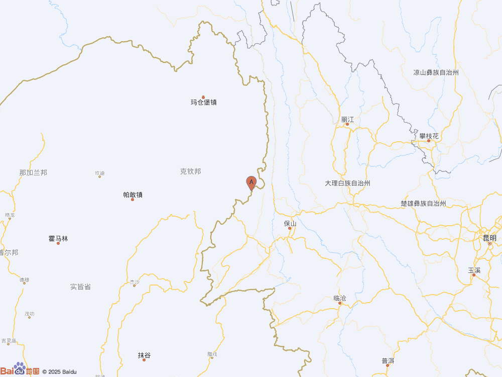 缅甸（北纬25.81度，东经98.47度）发生3.0级地震